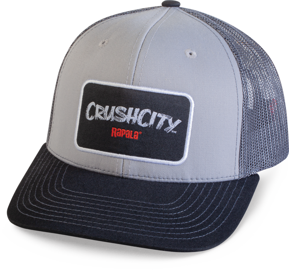 Big Patch CrushCity® Hat - Grey Black
