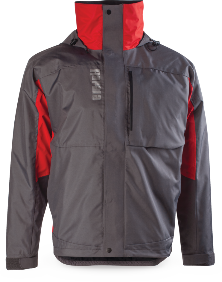 Rapala® Rain Jacket Grey Red