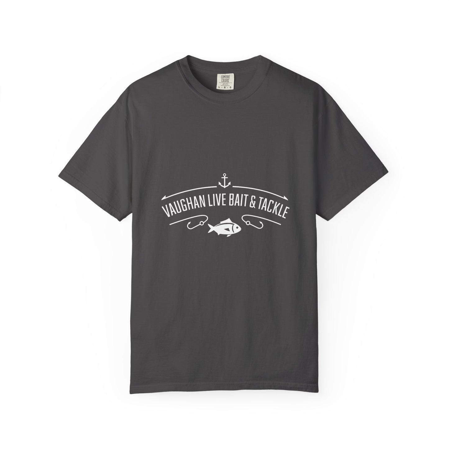 Vaughan Live Bait & Tackle Tee — Vintage Fishing T-Shirt