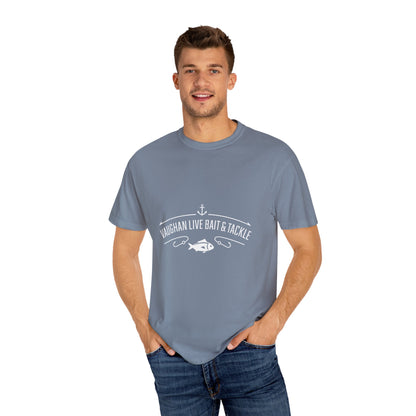 Vaughan Live Bait & Tackle Tee — Vintage Fishing T-Shirt