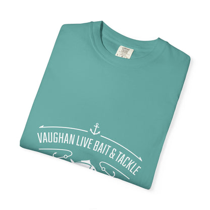 Vaughan Live Bait & Tackle Tee — Vintage Fishing T-Shirt