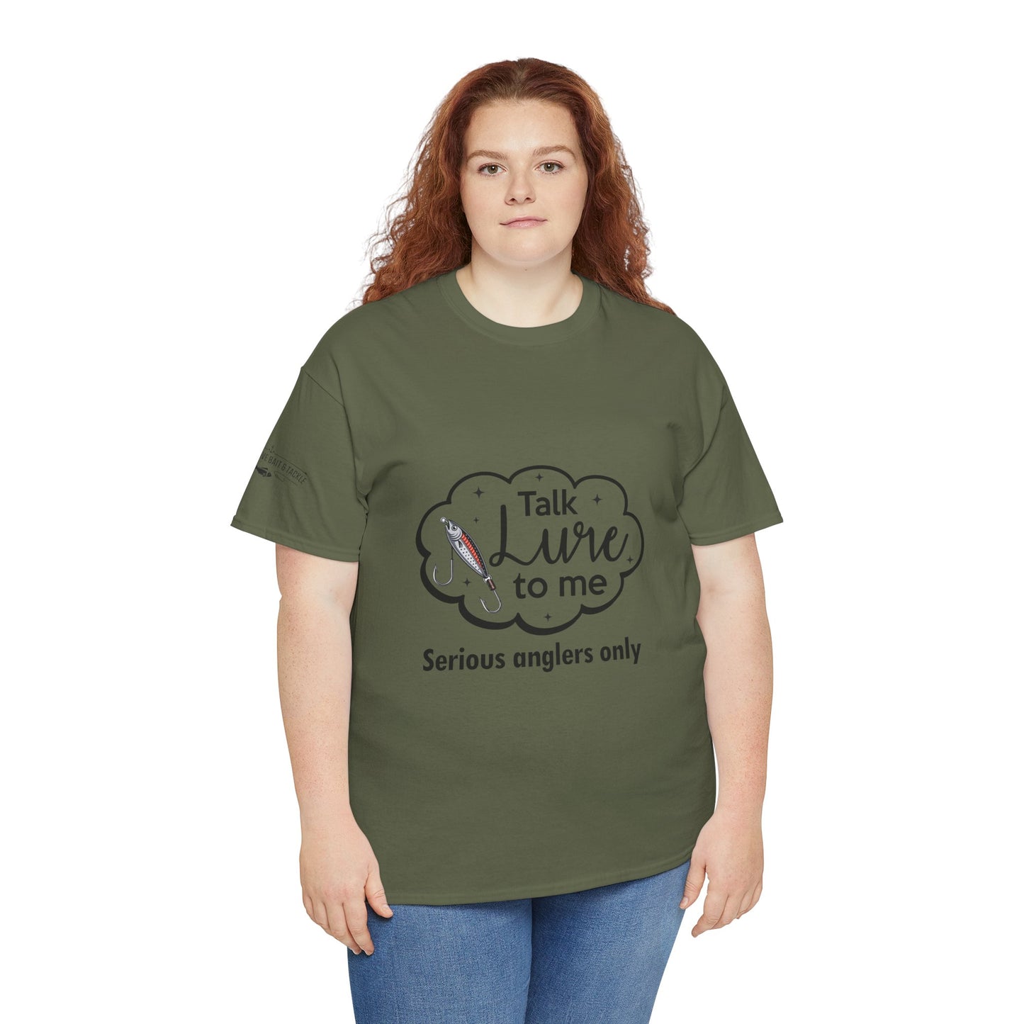 Angler's Humor Unisex Heavy Cotton Tee - "Talk Lure to Me"