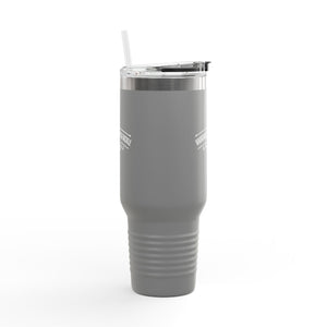 Fishing Logo 40oz Insulated Travel Mug with Handle thumbnail 3
