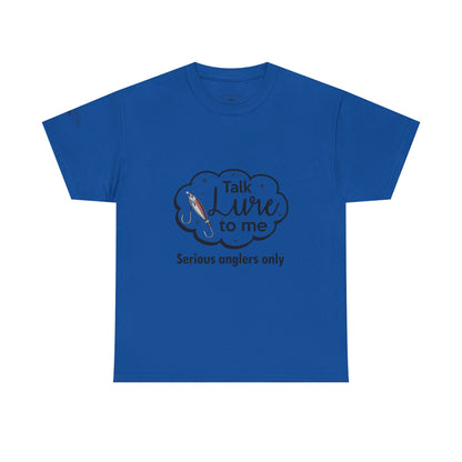 Angler's Humor Unisex Heavy Cotton Tee - "Talk Lure to Me"