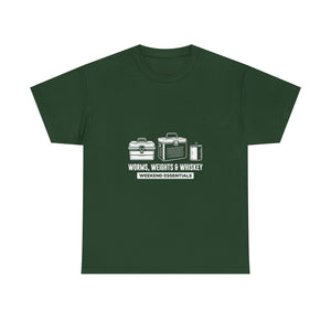 Fishing Weekend Essentials Tee - Worms, Weights & Whiskey thumbnail 4