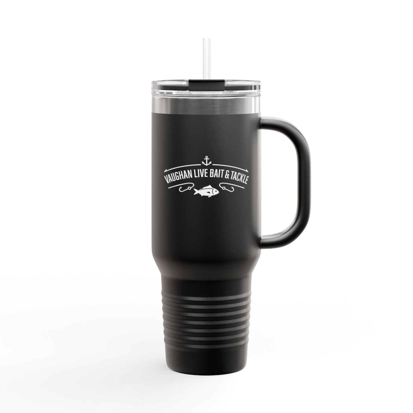 Fishing Logo 40oz Insulated Travel Mug with Handle