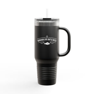 Fishing Logo 40oz Insulated Travel Mug with Handle thumbnail 7