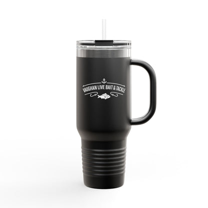 Fishing Logo 40oz Insulated Travel Mug with Handle