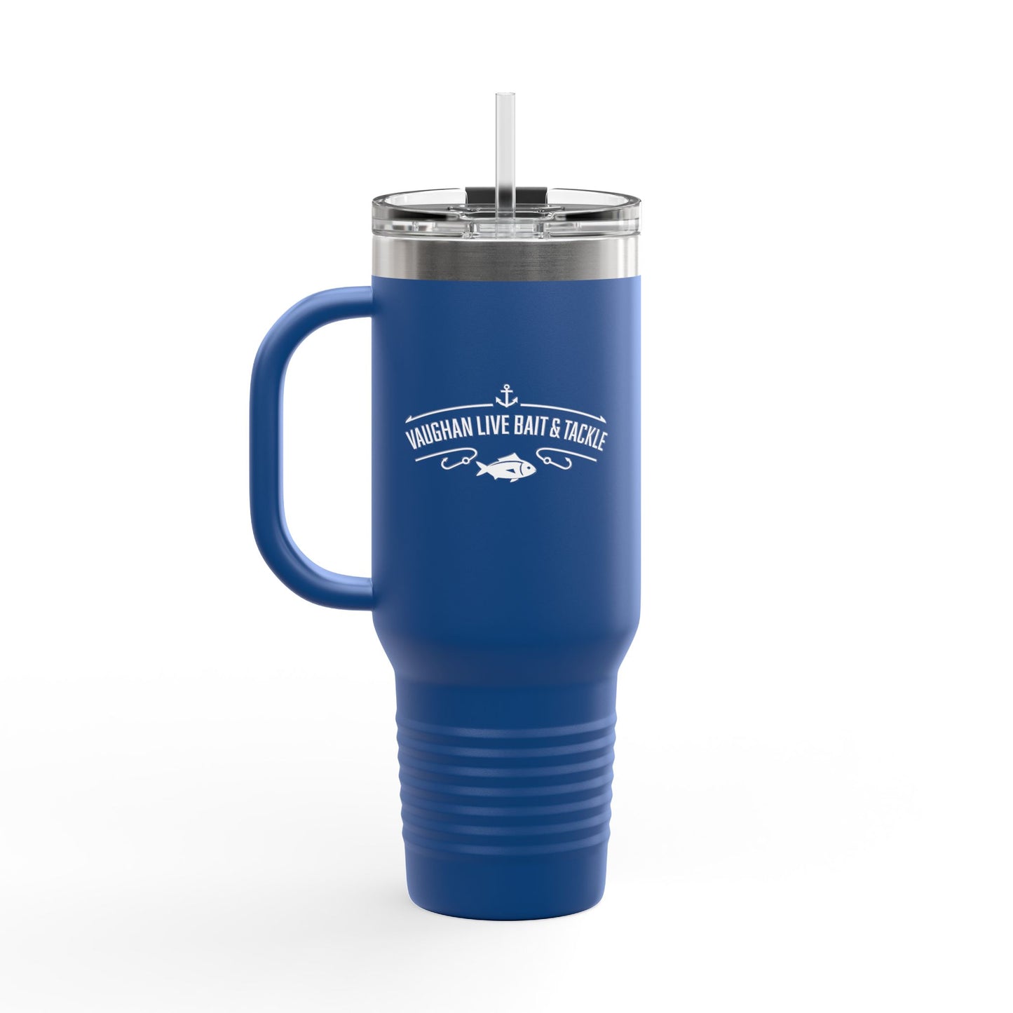 Fishing Logo 40oz Insulated Travel Mug with Handle