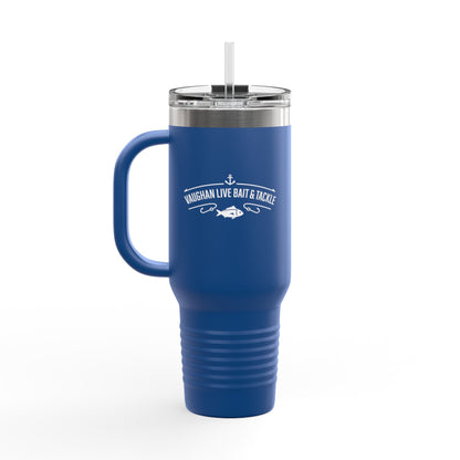 Fishing Logo 40oz Insulated Travel Mug with Handle