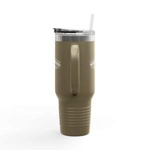 Fishing Logo 40oz Insulated Travel Mug with Handle thumbnail 11