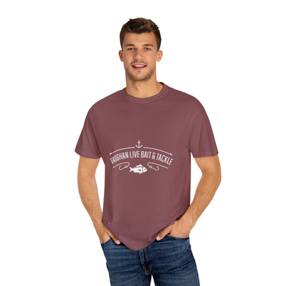 Vaughan Live Bait & Tackle Tee — Vintage Fishing T-Shirt
