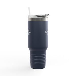 Fishing Logo 40oz Insulated Travel Mug with Handle thumbnail 6