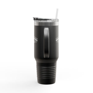 Fishing Logo 40oz Insulated Travel Mug with Handle thumbnail 8