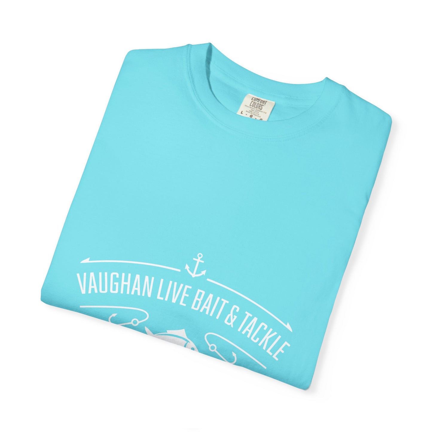 Vaughan Live Bait & Tackle Tee — Vintage Fishing T-Shirt