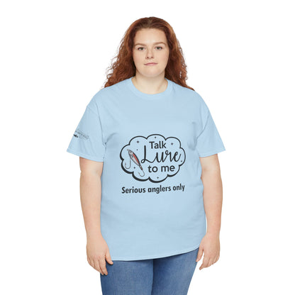 Angler's Humor Unisex Heavy Cotton Tee - "Talk Lure to Me"