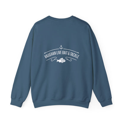 Fishing Sweatshirt — "Reel Girls Fish: Tougher Than the Boys" Crewneck for Women Anglers