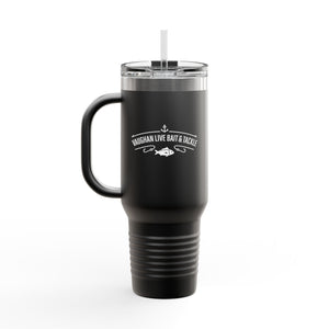 Fishing Logo 40oz Insulated Travel Mug with Handle thumbnail 9