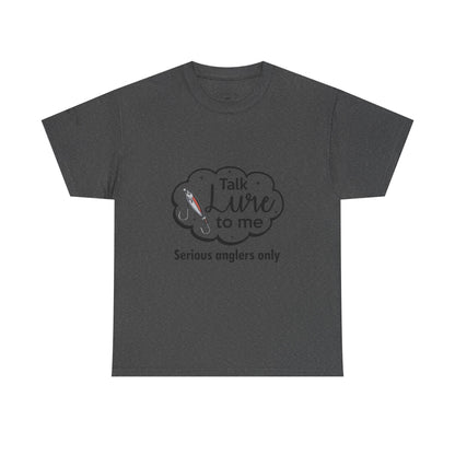 Angler's Humor Unisex Heavy Cotton Tee - "Talk Lure to Me"