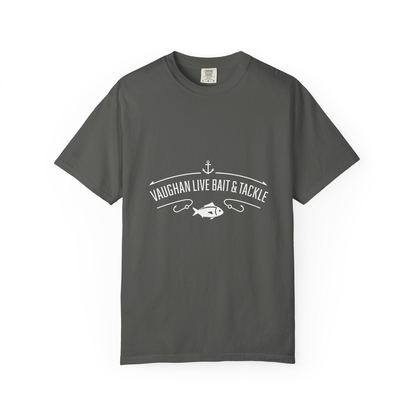 Vaughan Live Bait & Tackle Tee — Vintage Fishing T-Shirt