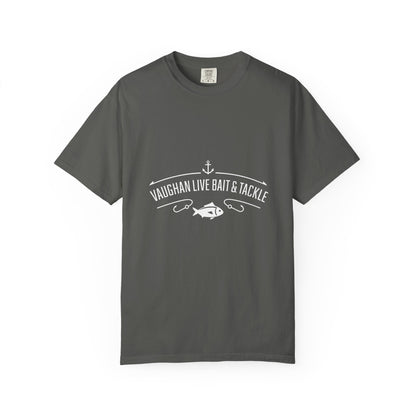 Vaughan Live Bait & Tackle Tee — Vintage Fishing T-Shirt