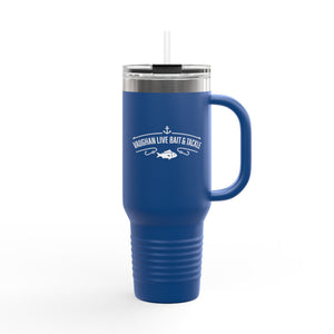 Fishing Logo 40oz Insulated Travel Mug with Handle thumbnail 19