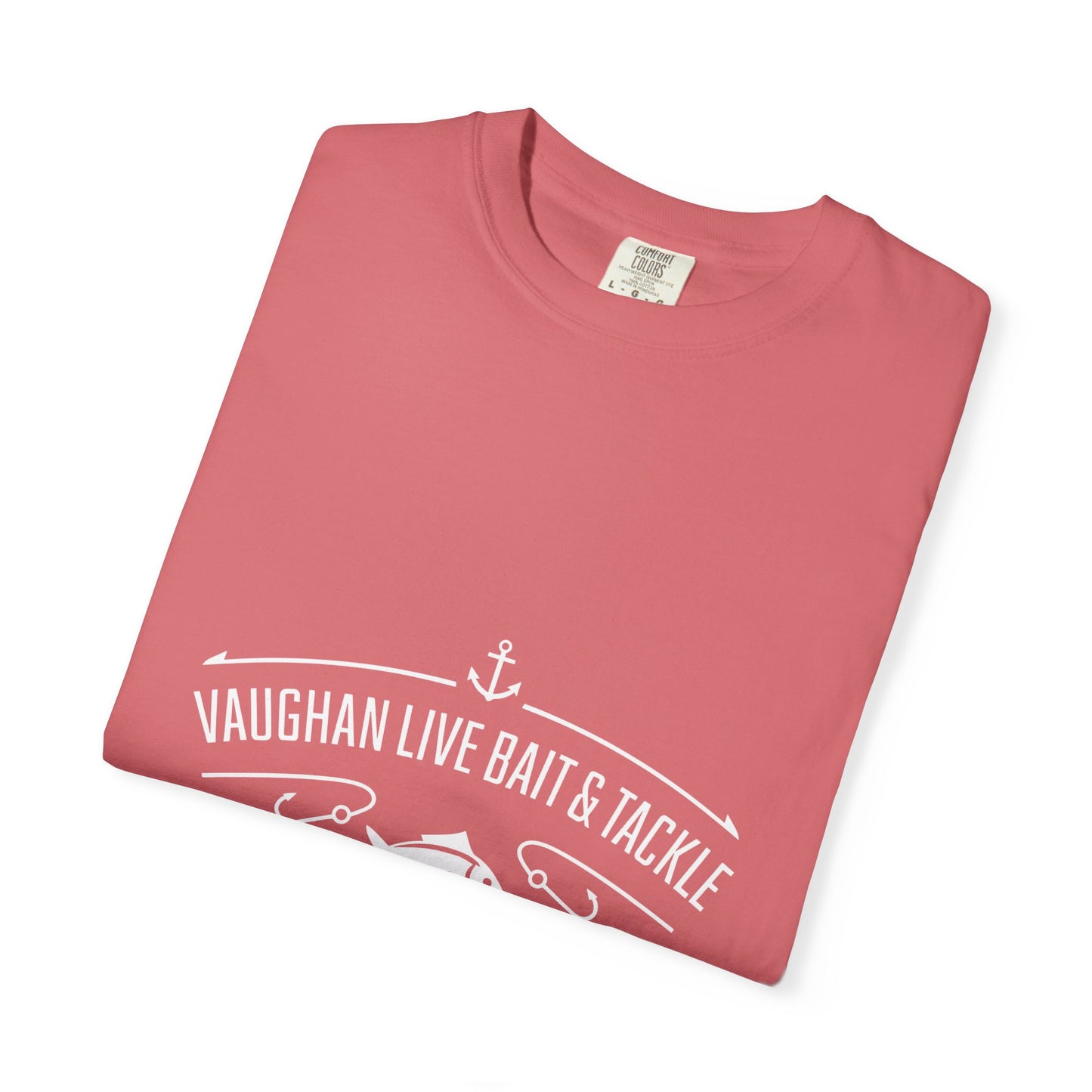 Vaughan Live Bait & Tackle Tee — Vintage Fishing T-Shirt