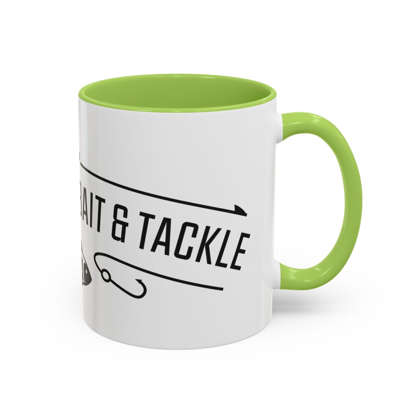 Fishing Coffee Mug — "I'd Rather Be Using Live Bait & Tackle" Accent Mug