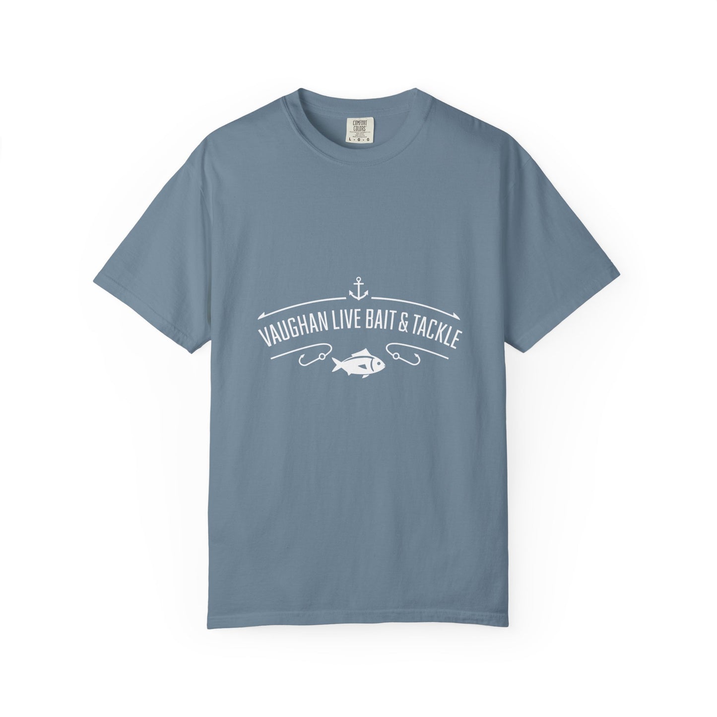 Vaughan Live Bait & Tackle Tee — Vintage Fishing T-Shirt
