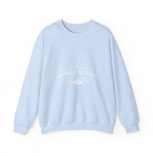 Bait & Tackle Crewneck Sweatshirt — "Vaughan Live Bait & Tackle" Fishing Pullover thumbnail 10