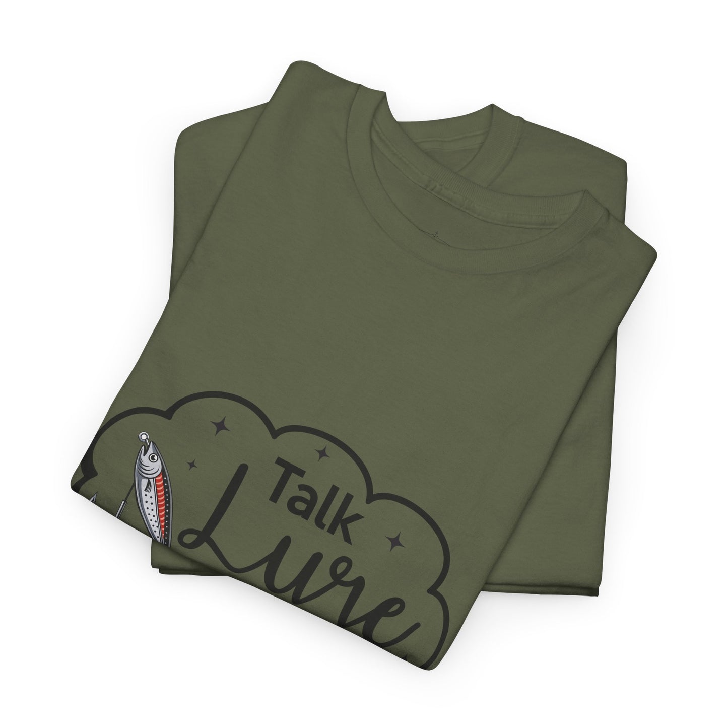Angler's Humor Unisex Heavy Cotton Tee - "Talk Lure to Me"