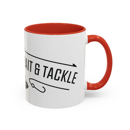 Fishing Coffee Mug — "I'd Rather Be Using Live Bait & Tackle" Accent Mug