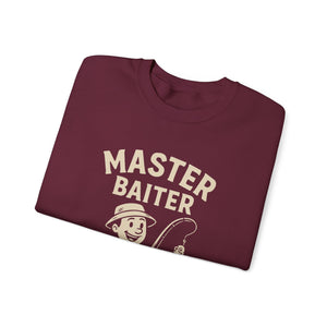 Master Baiter Crewneck Sweatshirt - Perfect Gift for Fishing Enthusiasts thumbnail 11