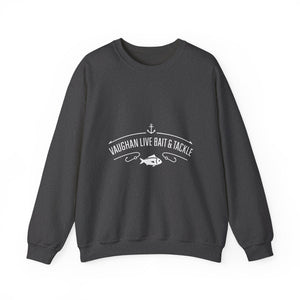 Bait & Tackle Crewneck Sweatshirt — "Vaughan Live Bait & Tackle" Fishing Pullover thumbnail 9