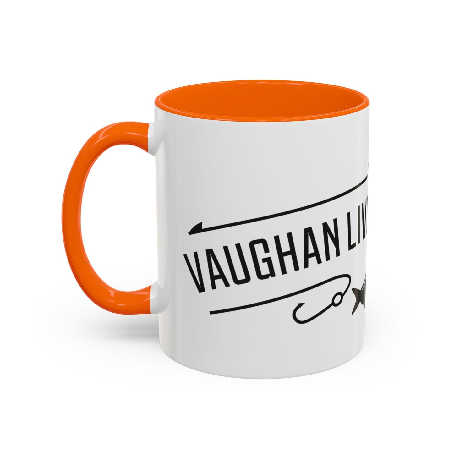 Fishing Coffee Mug — "I'd Rather Be Using Live Bait & Tackle" Accent Mug