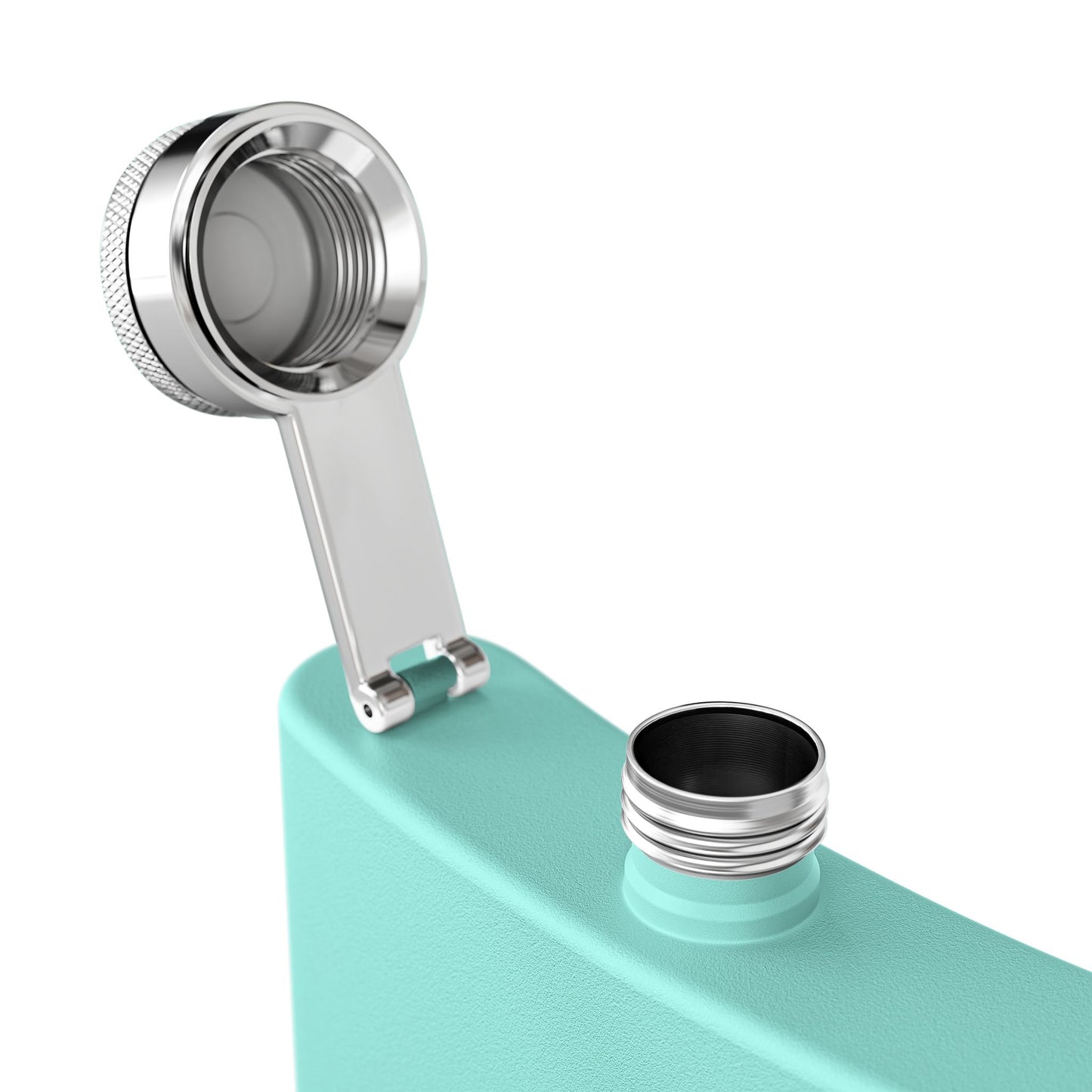 Fishing Flask — "Vaughan Live Bait & Tackle" 6oz Stainless Steel Hip Flask