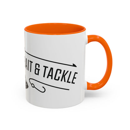 Fishing Coffee Mug — "I'd Rather Be Using Live Bait & Tackle" Accent Mug