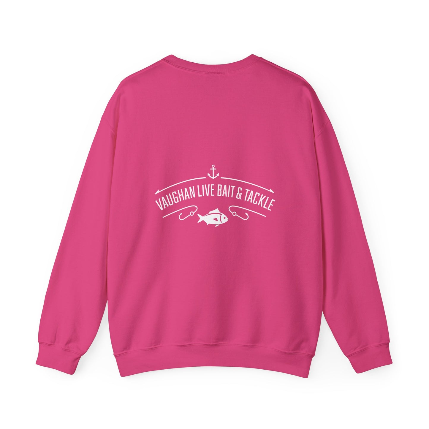Fishing Crewneck Sweatshirt — “Weekend Forecast: 100% Chance of Fishing” Graphic
