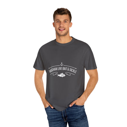 Vaughan Live Bait & Tackle Tee — Vintage Fishing T-Shirt