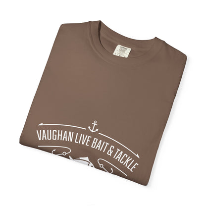 Vaughan Live Bait & Tackle Tee — Vintage Fishing T-Shirt