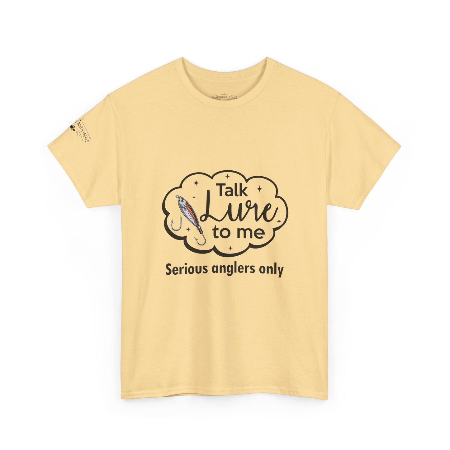 Angler's Humor Unisex Heavy Cotton Tee - "Talk Lure to Me"