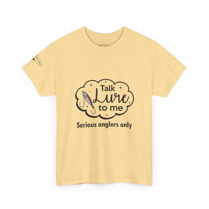 Angler's Humor Unisex Heavy Cotton Tee - "Talk Lure to Me"