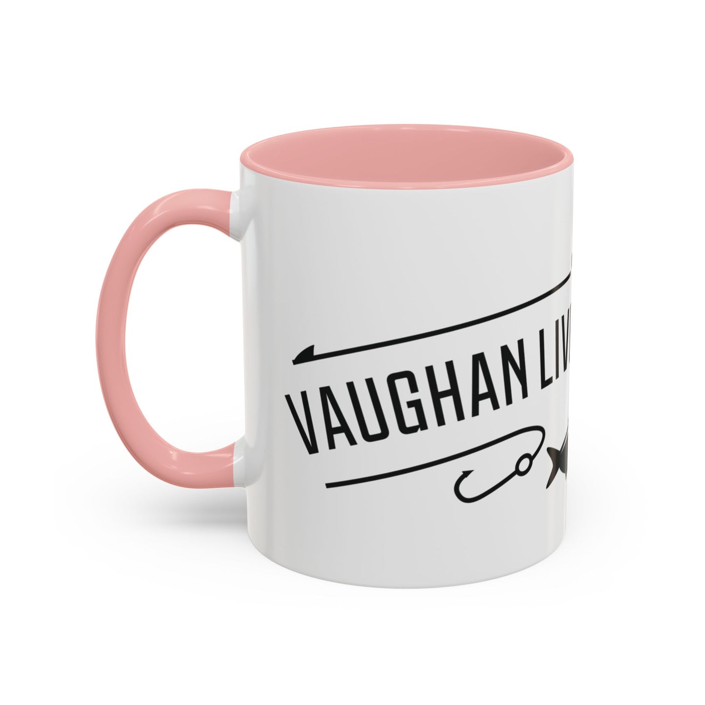 Fishing Coffee Mug — "I'd Rather Be Using Live Bait & Tackle" Accent Mug