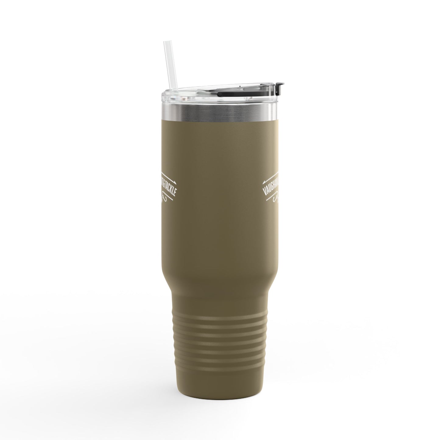 Fishing Logo 40oz Insulated Travel Mug with Handle