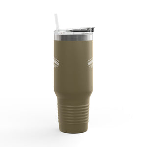 Fishing Logo 40oz Insulated Travel Mug with Handle thumbnail 2