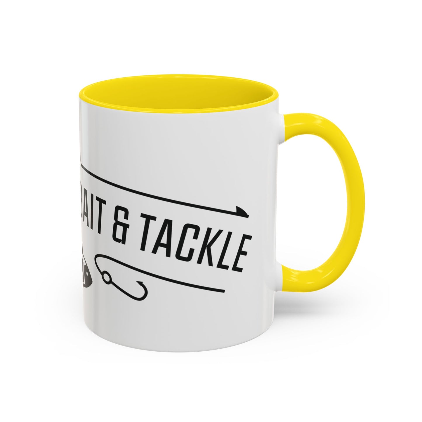 Fishing Coffee Mug — "I'd Rather Be Using Live Bait & Tackle" Accent Mug