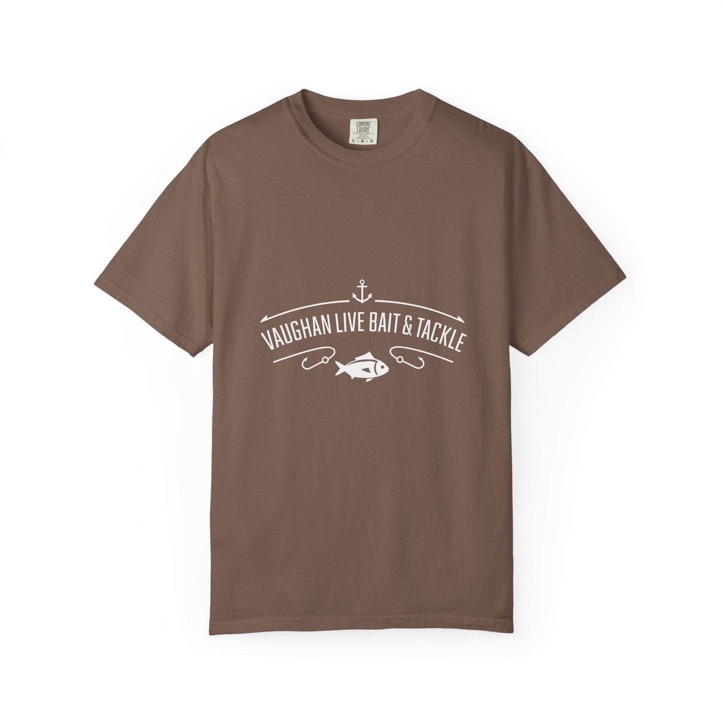 Vaughan Live Bait & Tackle Tee — Vintage Fishing T-Shirt