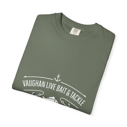 Vaughan Live Bait & Tackle Tee — Vintage Fishing T-Shirt