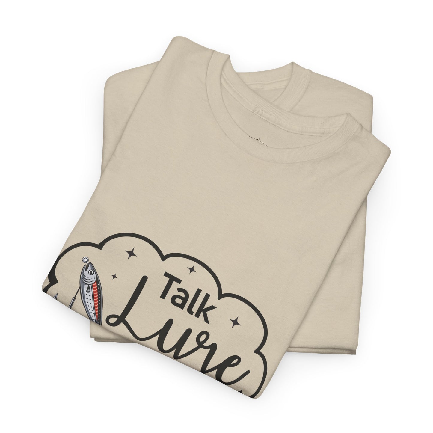 Angler's Humor Unisex Heavy Cotton Tee - "Talk Lure to Me"