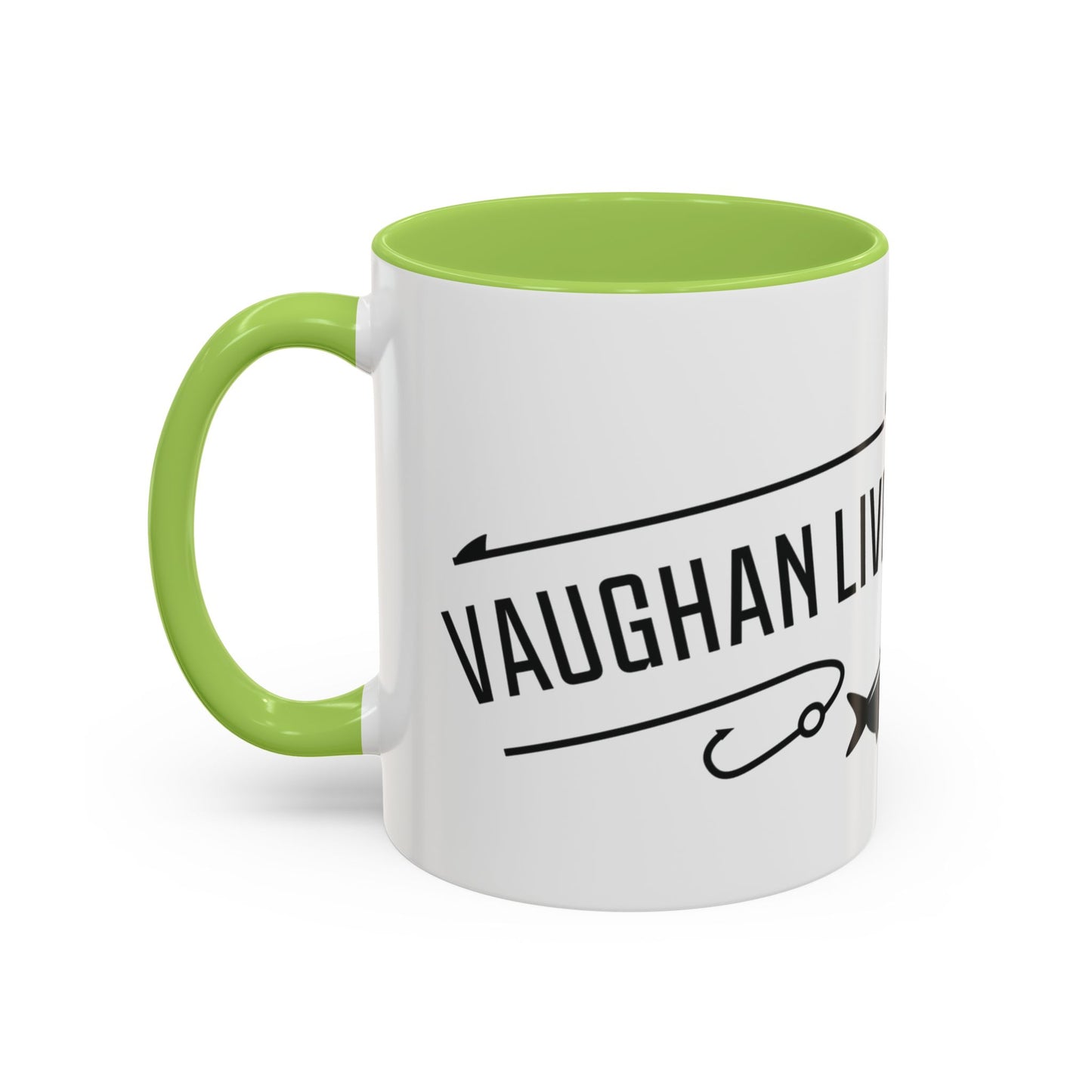 Fishing Coffee Mug — "I'd Rather Be Using Live Bait & Tackle" Accent Mug